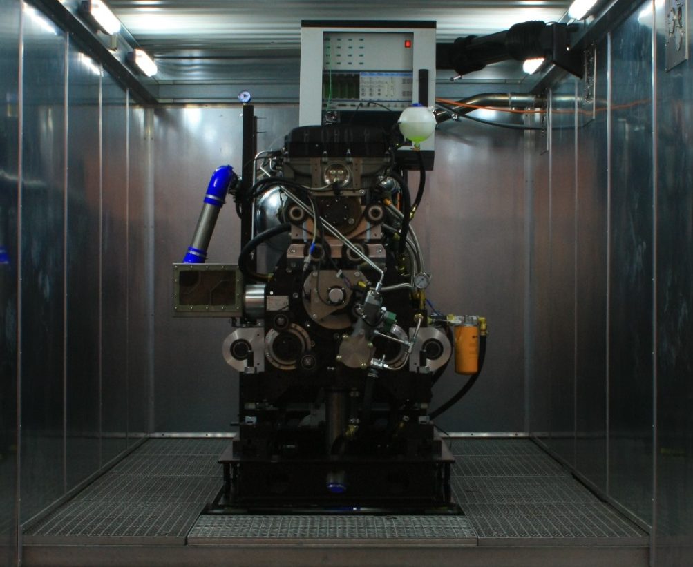 Test bench Test Cell Prüfstand Innovation Motor Engine Forschungsmotor Einzylinder
