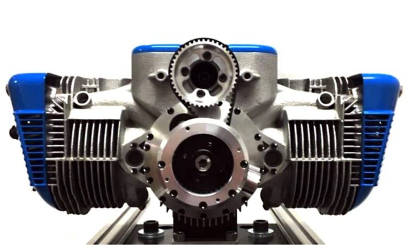 Flugmotor Flugmotor Boxermotor Lightweight Motor Engine Aeronautical Propeller