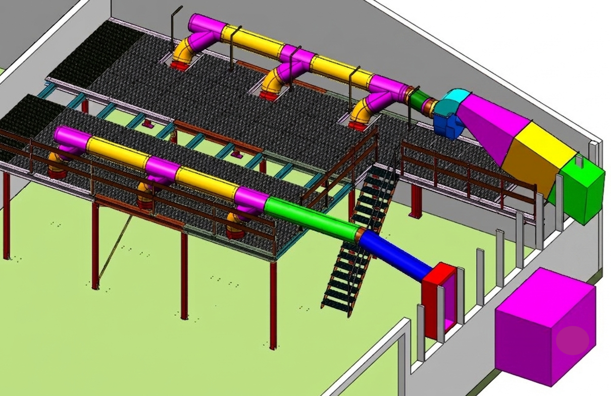 Prüfstand Motor Forschungsmotor Einzylinder Test bench Test cell Ventilation