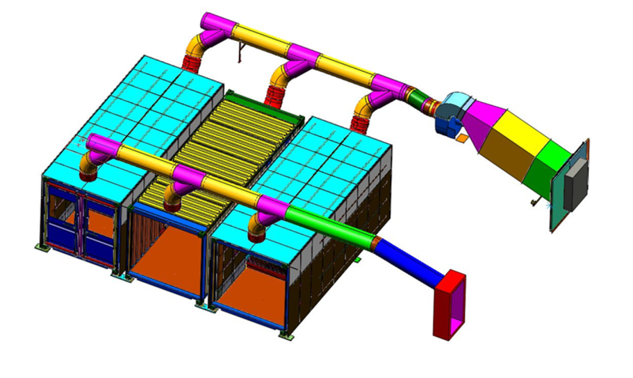 Prüfstand Motor Forschungsmotor Einzylinder Test bench Test cell Ventilation